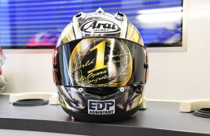 「バイクのニュース」」掲載/「ヘルメットを気にしないで走ってくるのが一番」アライヘルメットのMotoGPレーシングサービスに聞く